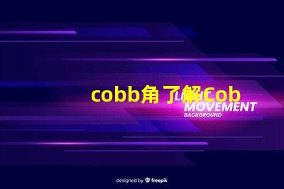 cobb角了解Cobb角的重要性及其應用