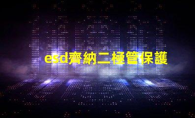 esd齊納二極管保護電子設備的關鍵組件