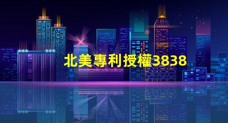 北美專利授權3838燈珠us8124988b2技術優勢解析