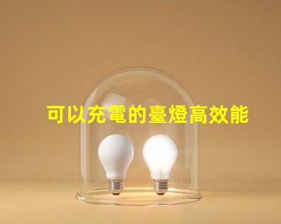 可以充電的臺燈高效能充電臺燈的優勢與選擇