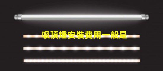 吸頂燈安裝費用一般是多少專業安裝費用解析與報價指南