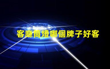 客廳筒燈哪個牌子好客廳照明品牌選擇指南