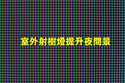 室外射樹燈提升夜間景觀效果的秘密武器