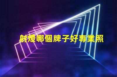 射燈哪個牌子好專業照明品牌推薦,助您挑選高品質射燈