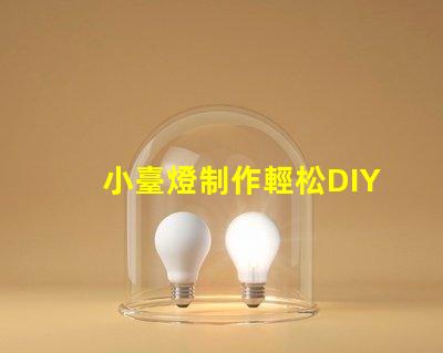 小臺燈制作輕松DIY小臺燈的秘密技巧