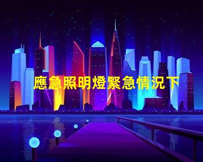 應急照明燈緊急情況下的安全照明解決方案