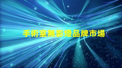 手術室無影燈品牌市場領先品牌對比揭秘