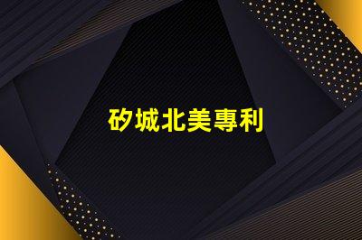 矽城北美專利