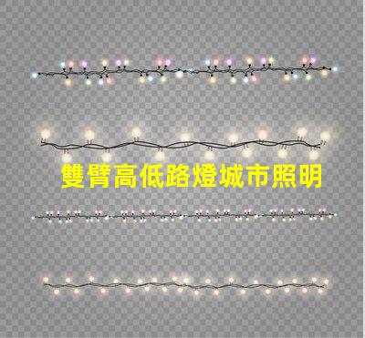 雙臂高低路燈城市照明新選擇,您準備好了嗎